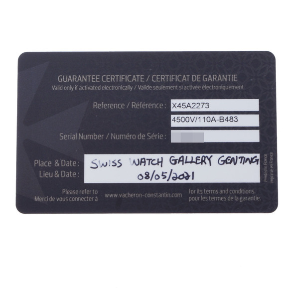 Vacheron Constantin Overseas Automatic Stainless Steel Men's Watch 4500V/110A... - Picture 3 of 12